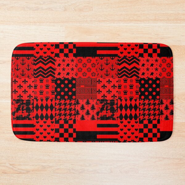 Item preview, Red Black Mixed Patterns Style Design  designed and sold by PatternTitan.