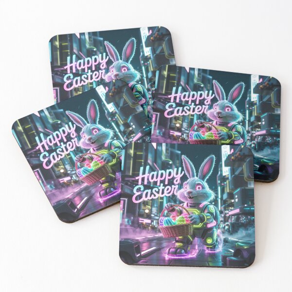 Item preview, Happy Easter Bunny - Cyberpunk Theme designed and sold by OnixDesign.