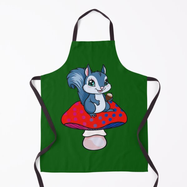 Item preview, Cute Squirrel on Bisexual Mushroom – Bi Pride Whimsical Art designed and sold by Travelslightly.