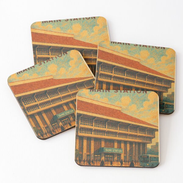 Item preview, Taipei Main Station at Dusk with City Commuters designed and sold by Places On Earth.