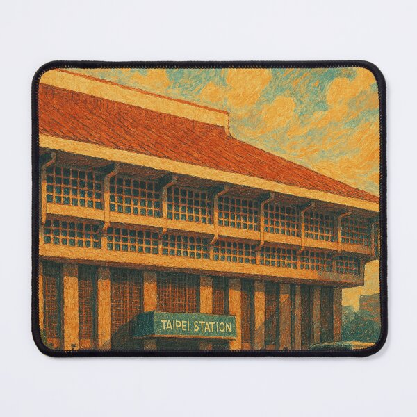 Item preview, Taipei Main Station at Dusk with City Commuters designed and sold by Places On Earth.