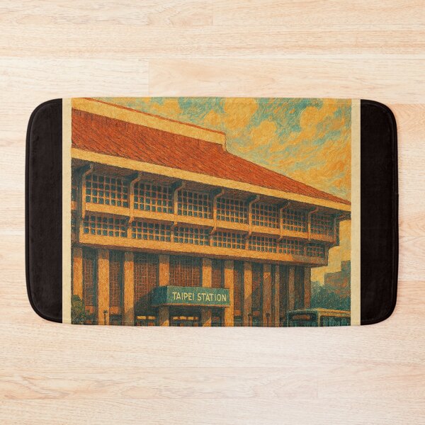 Item preview, Taipei Main Station at Dusk with City Commuters designed and sold by Places On Earth.
