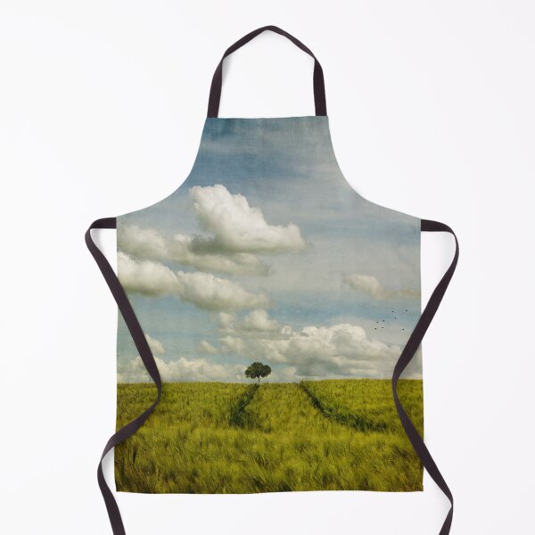 Artikelvorschau, Baum im Gerstenfeld - ländliche Landschaft im Frühjahr entworfen und verkauft von Dyrk Wyst Redbubble Shop.
