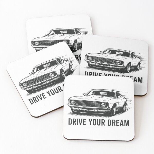 Item preview, Dream Driver – Retro Muscle Power Tee designed and sold by Fiercest128.