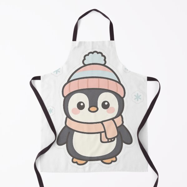 Item preview, Cute Penguin with Hat – Kawaii Winter designed and sold by neopeIina.