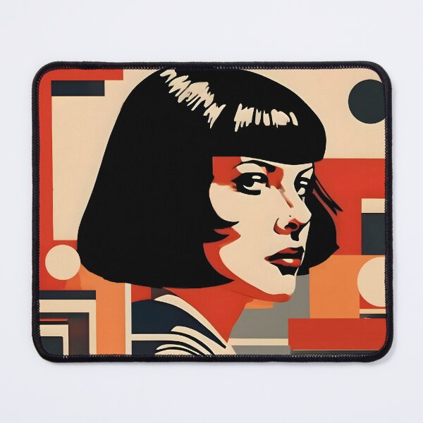 Item preview, Red Power, Vintage Pop Art Girl designed and sold by Dart-Posters.