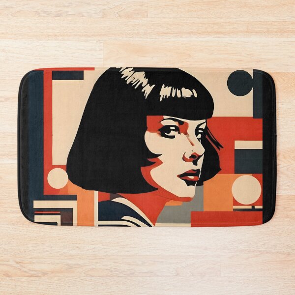 Item preview, Red Power, Vintage Pop Art Girl designed and sold by Dart-Posters.