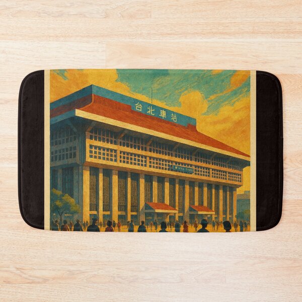 Item preview, Taipei Main Station in Morning Light, Taiwan Landmark designed and sold by Places On Earth.