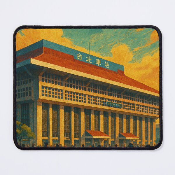 Item preview, Taipei Main Station in Morning Light, Taiwan Landmark designed and sold by Places On Earth.