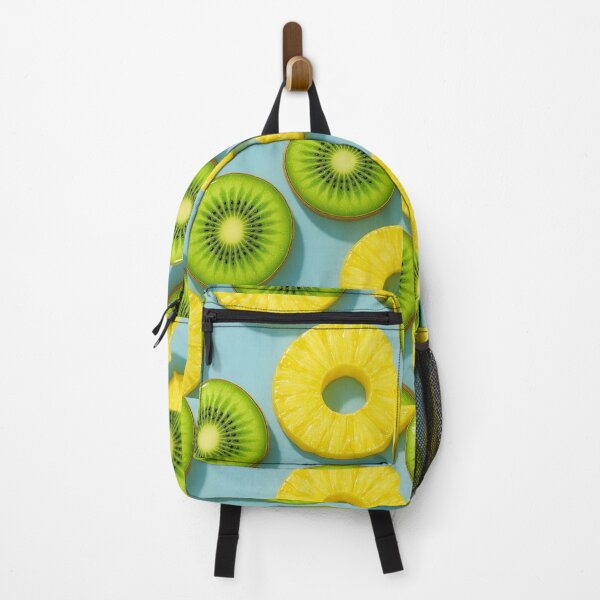 Item preview, Kiwi & Pineapple Pattern – Tropical Fruit Aesthetic, Zesty Y2K Fruit Art & Summercore Energy Vibes designed and sold by Bored Duck.