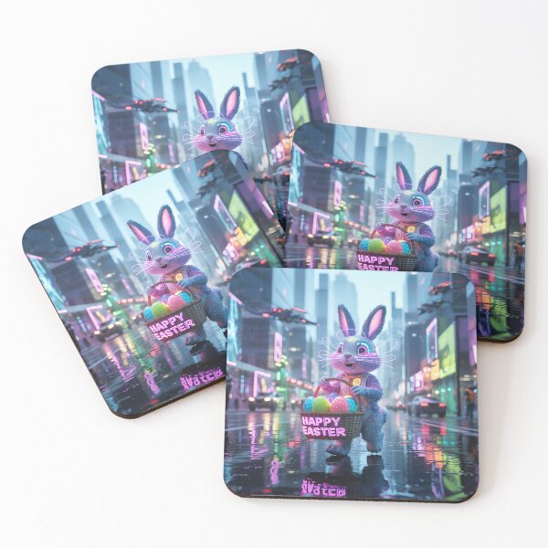 Item preview, Happy Easter Bunny - Cyberpunk Theme designed and sold by OnixDesign.