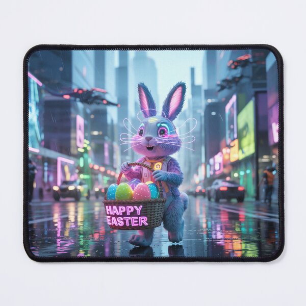 Item preview, Happy Easter Bunny - Cyberpunk Theme designed and sold by OnixDesign.