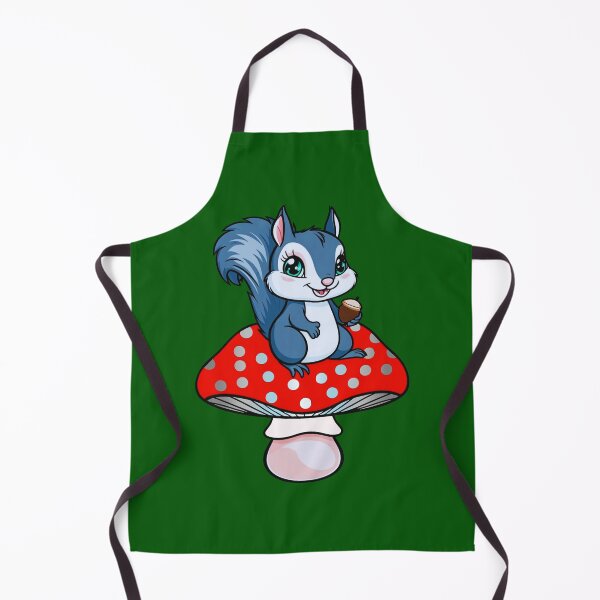 Item preview, Cute Squirrel on Demiboy Mushroom – Demi Pride Whimsical Art designed and sold by Travelslightly.