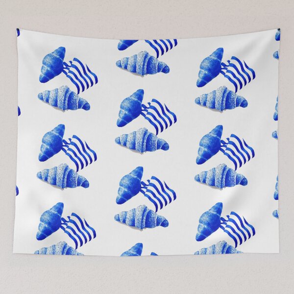 Item preview, blue croisaints designed and sold by Ramona-Gliga.