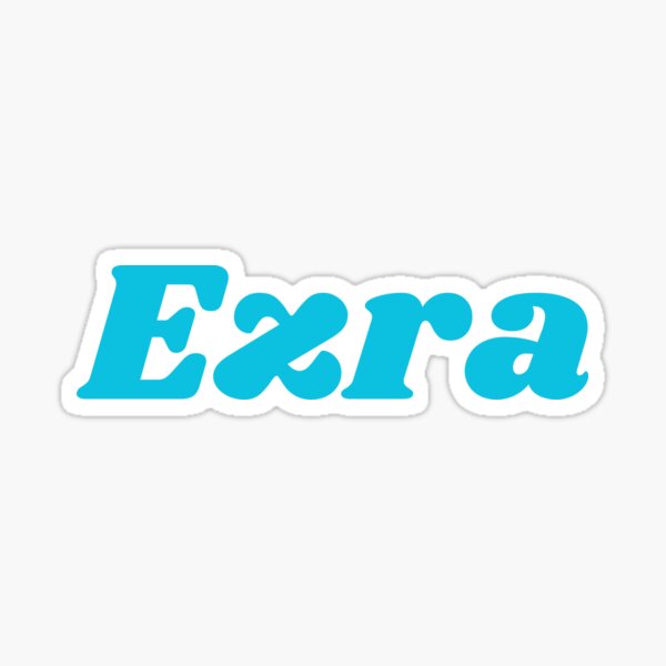 Vista previa del artículo con la obra «Ezra, fuente azul», diseñado y vendido por RedParker.