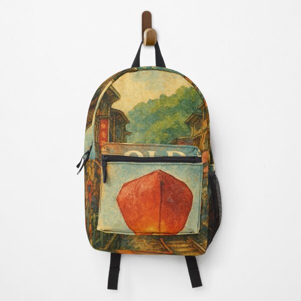 Item preview, Shifen Old Street Railway Scene with Sky Lantern designed and sold by Places On Earth.