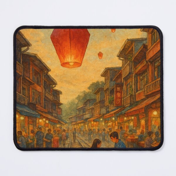 Item preview, Lantern Festival on Shifen Old Street, Taiwan designed and sold by Places On Earth.