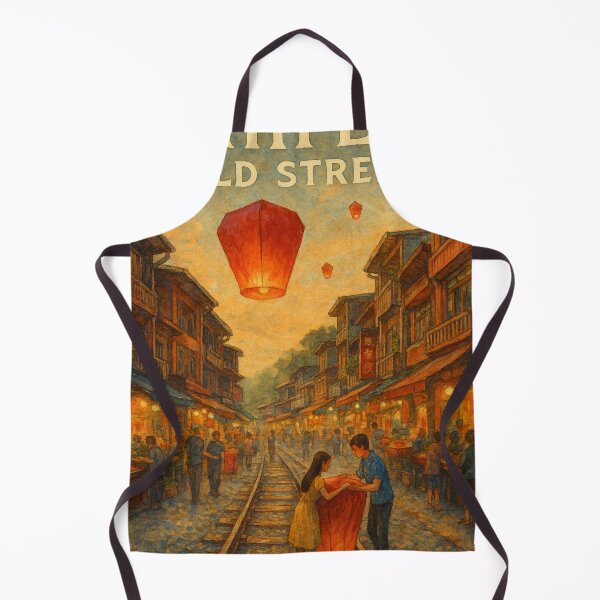 Item preview, Lantern Festival on Shifen Old Street, Taiwan designed and sold by Places On Earth.