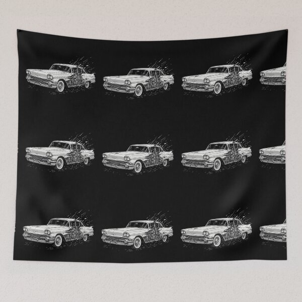 Item preview, Cyber Cadillac – Retro Future Pulse Tee designed and sold by Fiercest128.