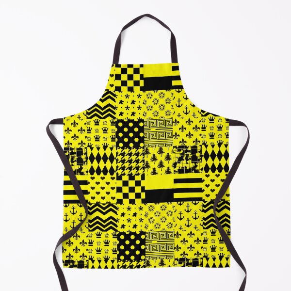 Artikelvorschau, Gelb-schwarzes Mustermix-Design entworfen und verkauft von PatternTitan.