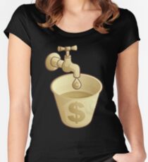 Making dollars Women's Fitted Scoop T-Shirt