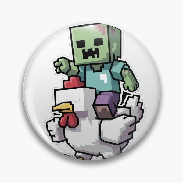Item preview, Chicken Jockey Pixel Funny designed and sold by shopytee ⭐ ⭐ ⭐ (11k).