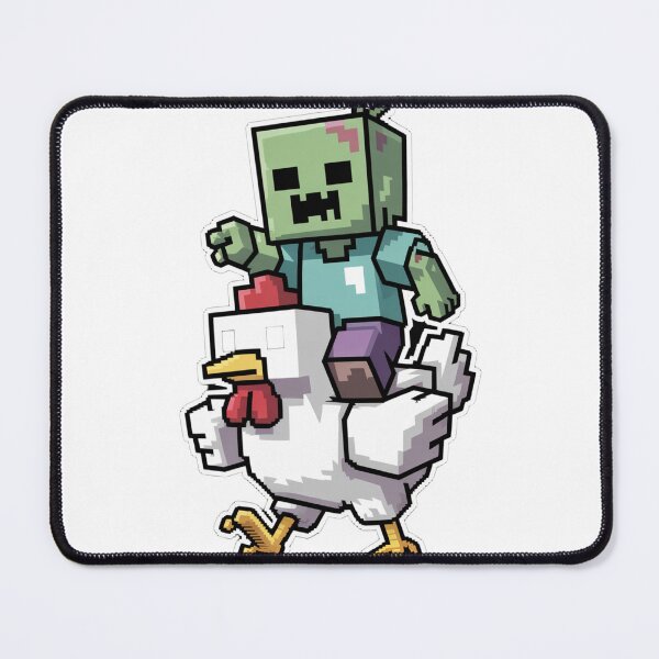 Item preview, Chicken Jockey Pixel Funny designed and sold by shopytee ⭐ ⭐ ⭐ (11k).