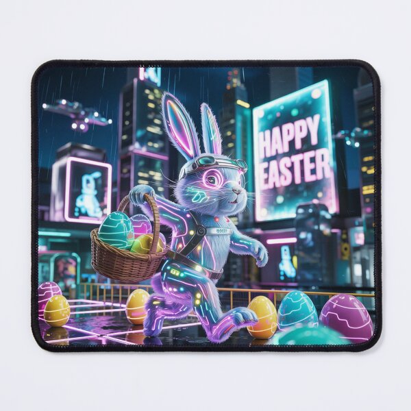 Item preview, Happy Easter Bunny - Cyberpunk Theme designed and sold by OnixDesign.