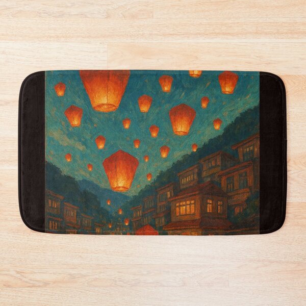 Item preview, Pingxi Festival Crowd Releasing Sky Lanterns designed and sold by Places On Earth.