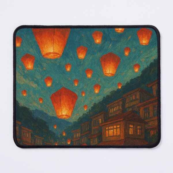 Item preview, Pingxi Festival Crowd Releasing Sky Lanterns designed and sold by Places On Earth.