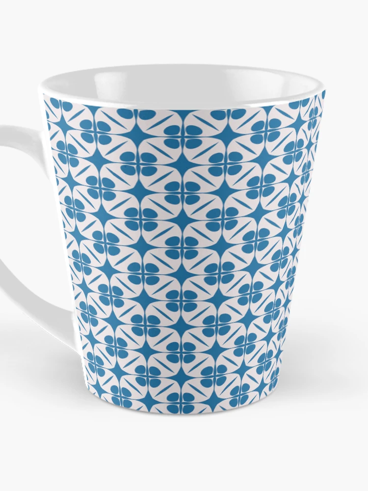 Thumbnail 3 of 4, Coffee Mug, Rounded Geometric Tile Pattern designed and sold by Patternfluent.