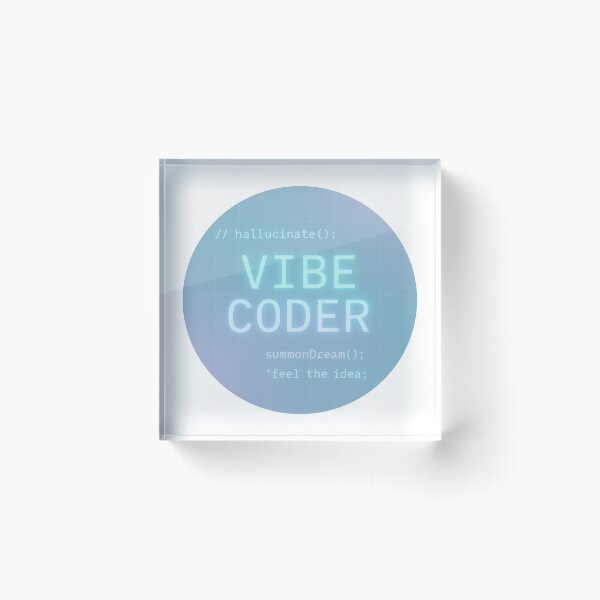 Item preview, Vibe Coder - Hallucinate, Feel the Idea designed and sold by imaginewoefully.