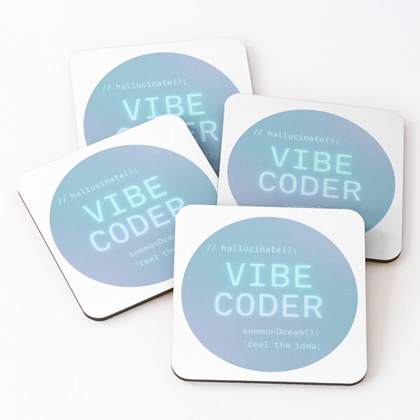 Item preview, Vibe Coder - Hallucinate, Feel the Idea designed and sold by imaginewoefully.