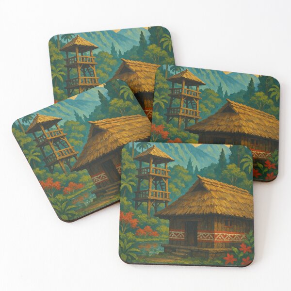 Item preview, Traditional Tribal Hut and Tower in Taiwan’s Formosan Village designed and sold by Places On Earth.