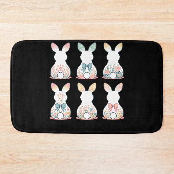 Item preview, Easter Flower Bunny Vintage Cottagecore Style designed and sold by LuminOrb.