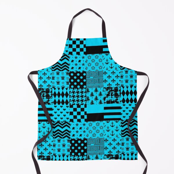 Item preview, Blue Black Mixed Patterns Style Design  designed and sold by PatternTitan.
