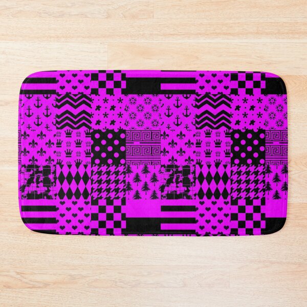 Item preview, Purple Black Mixed Patterns Style Design  designed and sold by PatternTitan.