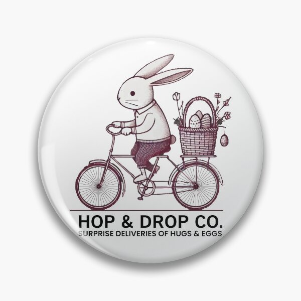 Item preview, Easter Retro Bunny Bike Surprise designed and sold by LuminOrb.