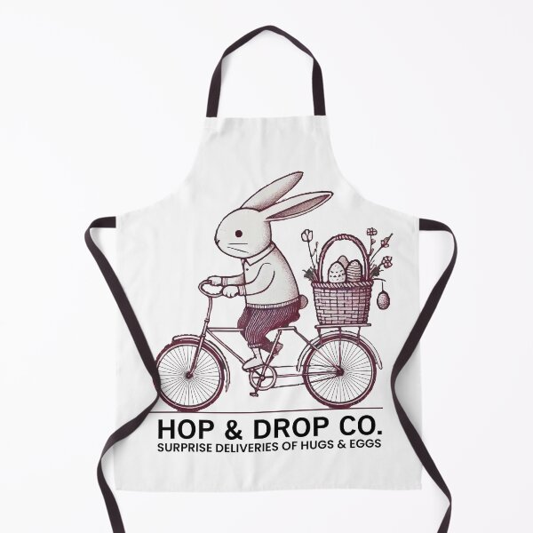 Item preview, Easter Retro Bunny Bike Surprise designed and sold by LuminOrb.
