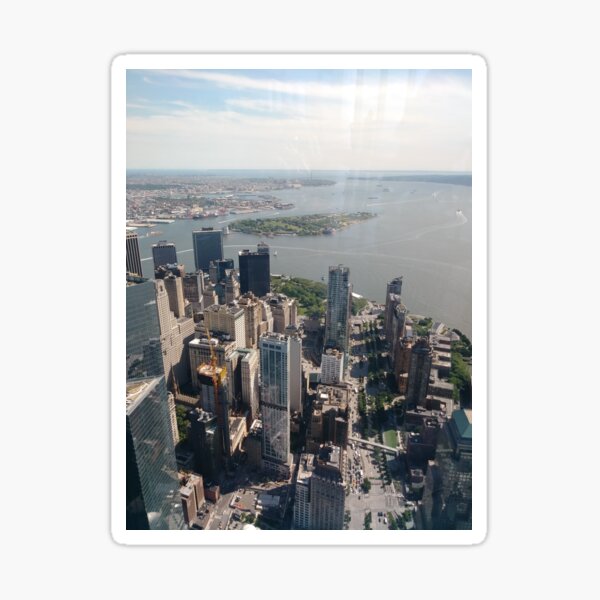 Manhattan, New York, NYC, #Manhattan, #NewYork, #NYC, skyscrapers, #skyscrapers, New York City, #NewYorkCity Sticker