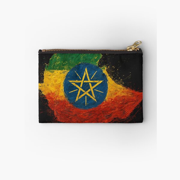 Item preview, Ethiopia flag painted designed and sold by ilakz.