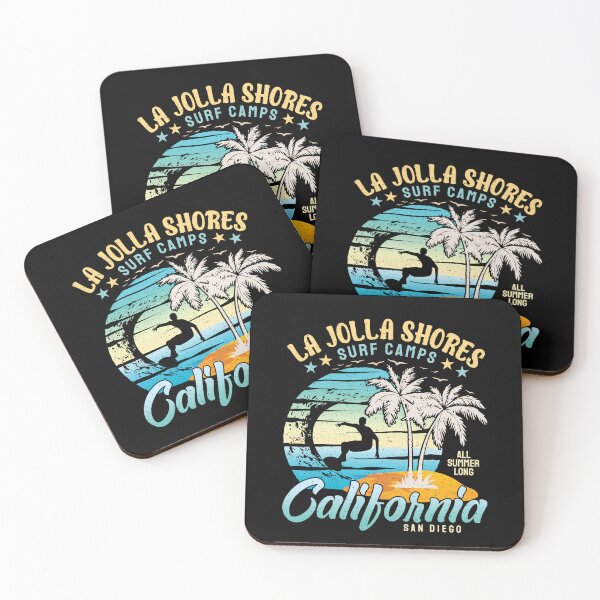 Item preview, La Jolla Shores Surf Camps Surfing San Diego County California designed and sold by eclecTEEq.