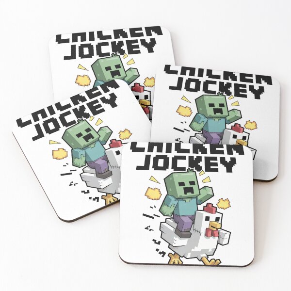 Item preview, chicken jockey Funny Pixel designed and sold by shopytee ⭐ ⭐ ⭐ (11k).