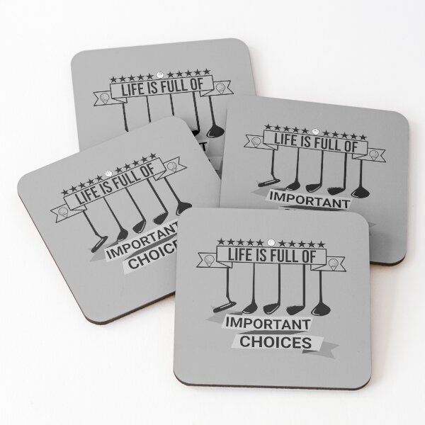 Item preview, Life is full of important choices Golf designed and sold by LayersDesign.