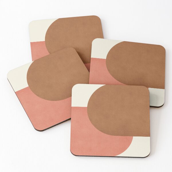 Item preview, Halfmoon Colorblock - Pink Brown designed and sold by moonlightprint.