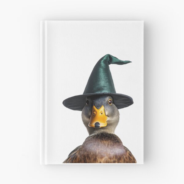 Item preview, Mallard bird Wearing Halloween Witch Hat designed and sold by LazyOwlStore.