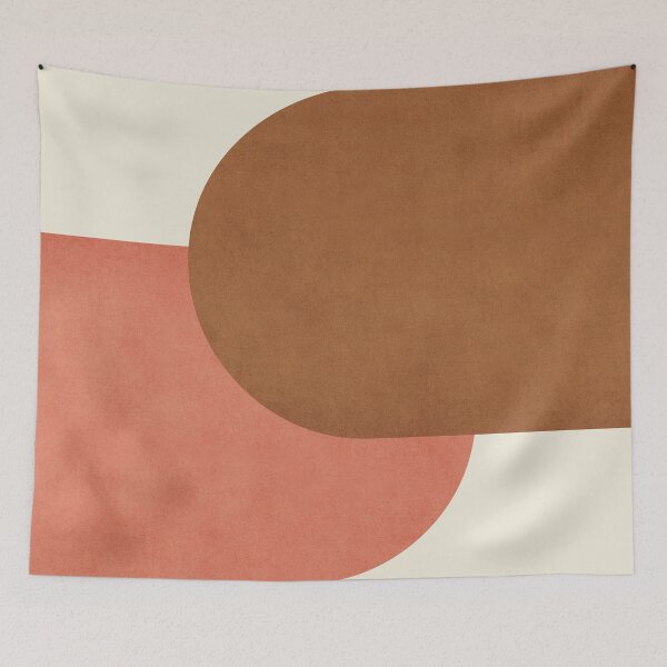 Item preview, Halfmoon Colorblock - Pink Brown designed and sold by moonlightprint.