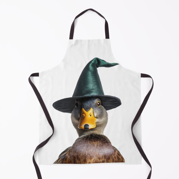 Item preview, Mallard bird Wearing Halloween Witch Hat designed and sold by LazyOwlStore.