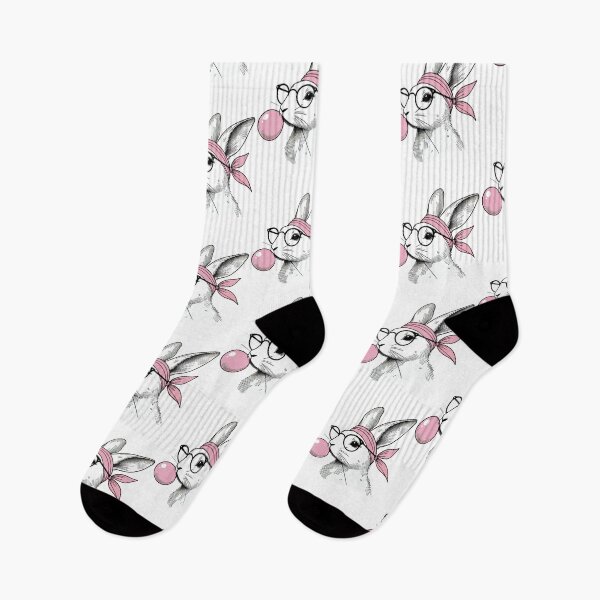 Artikelvorschau, Ostern Retro Vintage Stil Hase Kaugummiblase entworfen und verkauft von LuminOrb.