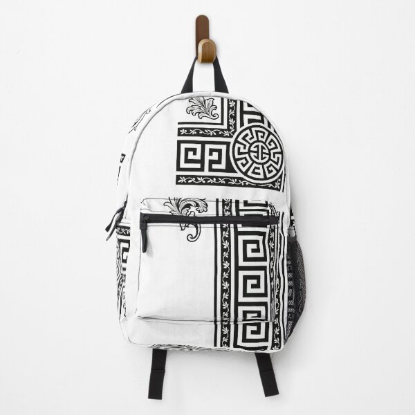 Item preview, Greek Key & Acanthus Elegance – Black & White Classic Design designed and sold by Breaking Shop.